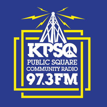 KPSQ-LP 97.3 FM Community Radio for Fayetteville Arkansas Logo